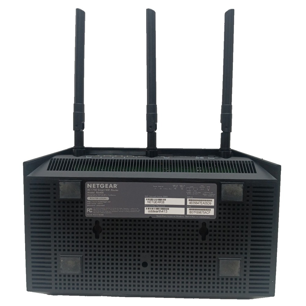 Netgear AC1750 Smart WiFi Router Model R6400-100NAS - Picture 2 of 5